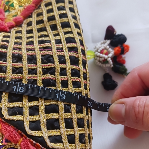 Womens Banjara Handbag Boho Embroidered Colorful Handmade Gypsy Large - Picture 10 of 15